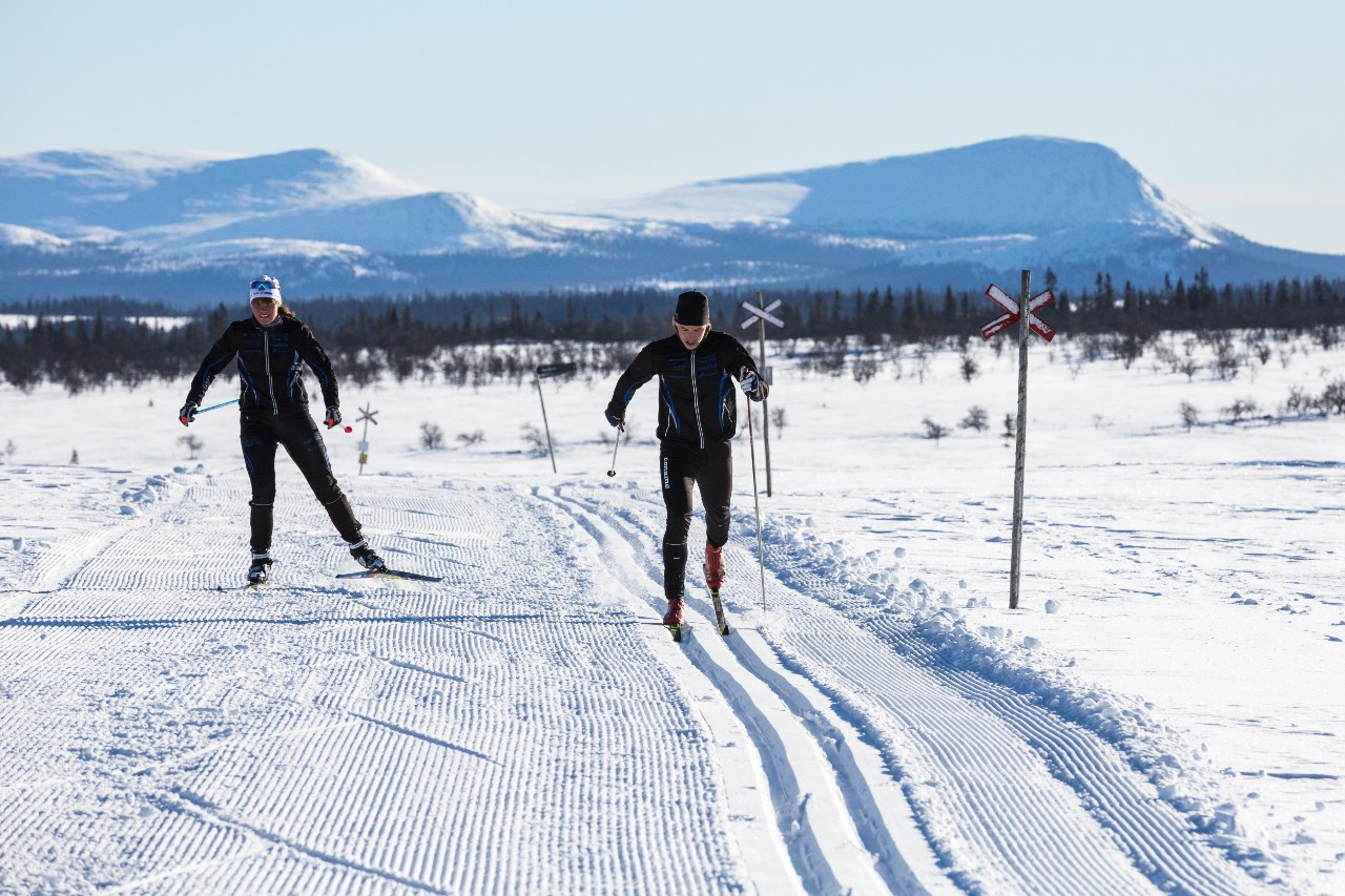 Längdskidåkning i Lofsdalen