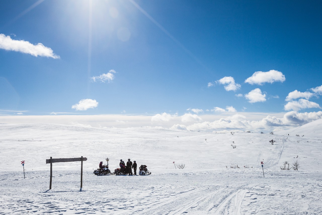 Skoteråkning i Lofsdalen